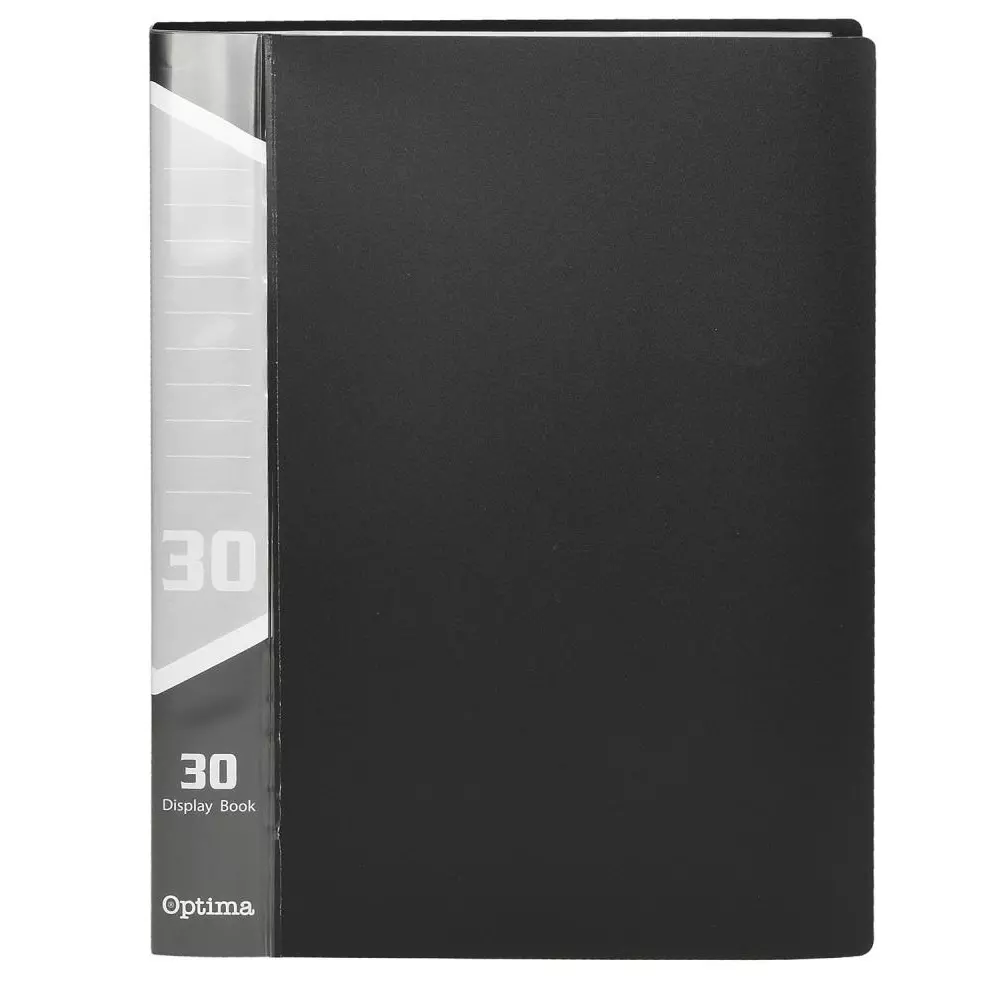 OPTIMA FASCIKLA 30 FOLIJA A4 CRNA