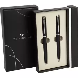 WELLINGTON SET  HO+RO+ETUI CRNI