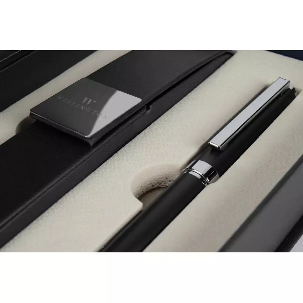 WELLINGTON SET  RO+ETUI CRNI