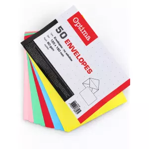 OPTIMA KOVERTA 12*18 STRIP BELA 80gr
