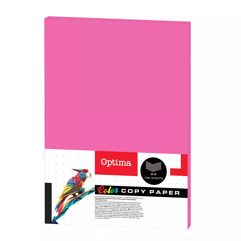 OPTIMA FTK PAPIR FL FUCHSIA 100/1 75g A4