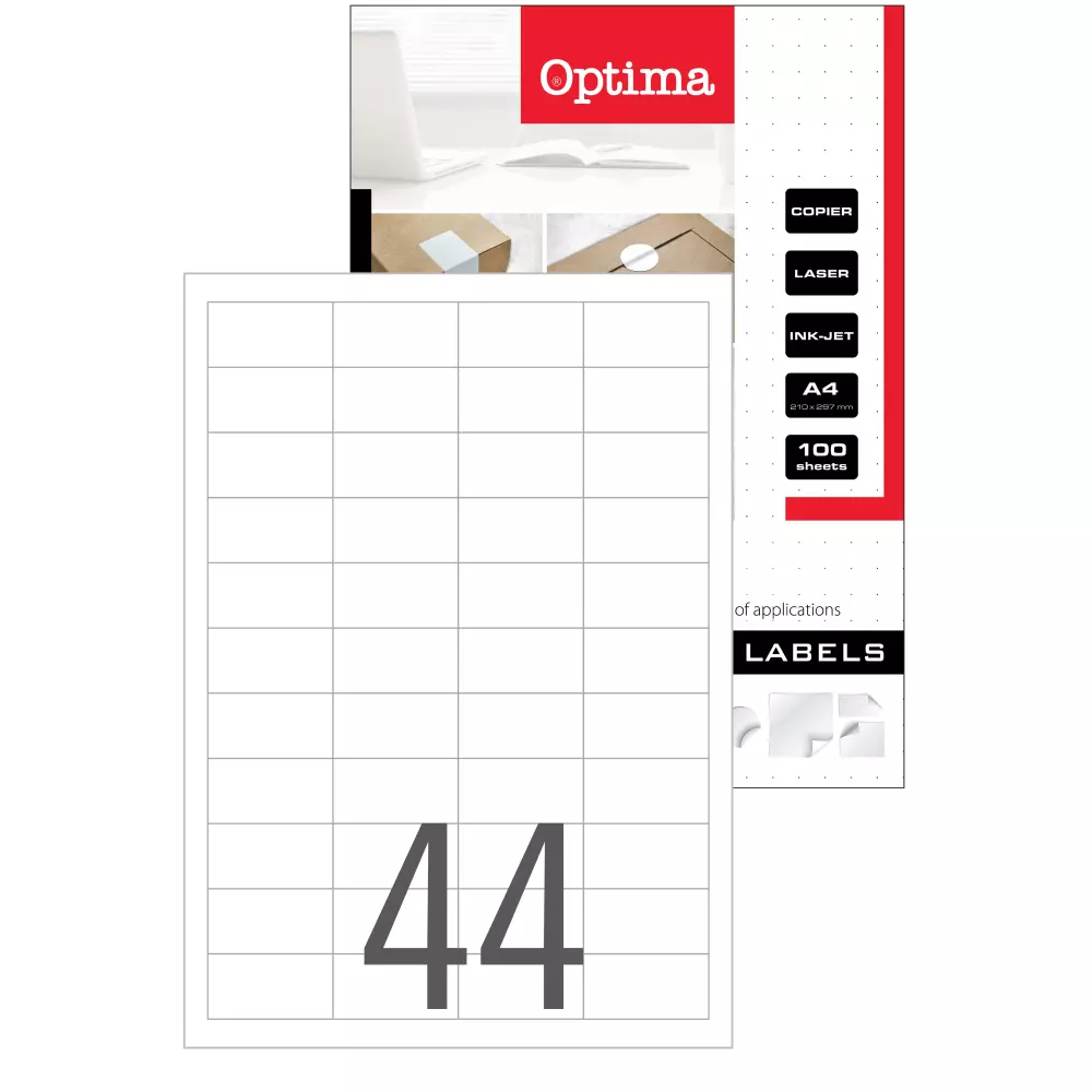 ETIKETE 100/1 48X25,44 (44 kom) OPTIMA