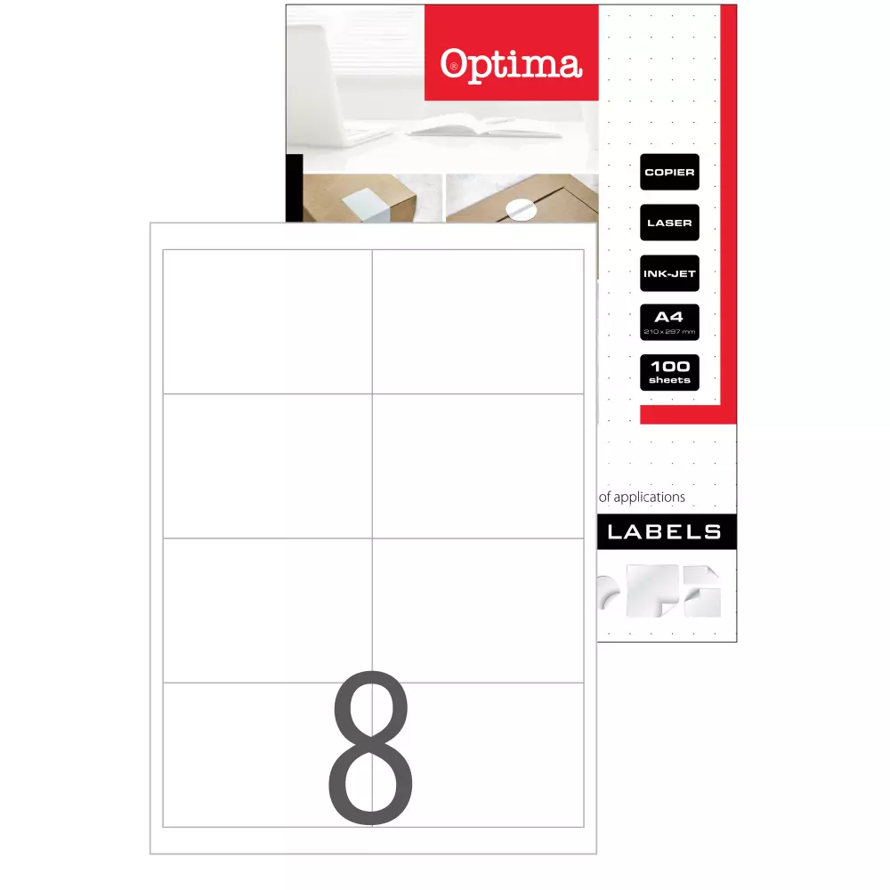 ETIKETE 100/1 97X67.7 (8 kom) OPTIMA