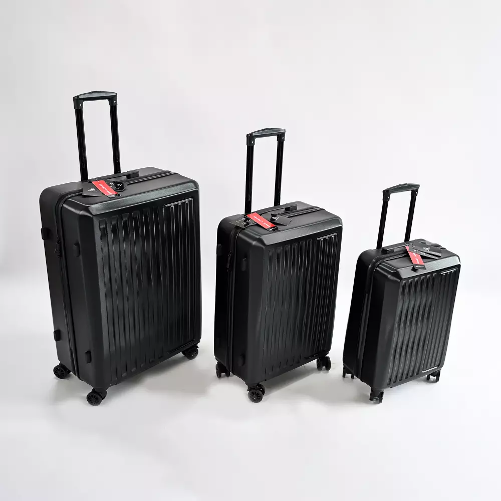 KOFERI ZA PUTOVANJE SET SPACE 3/1 CRNI