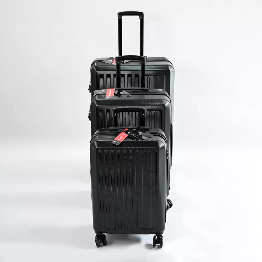 KOFERI ZA PUTOVANJE SET SPACE 3/1 CRNI