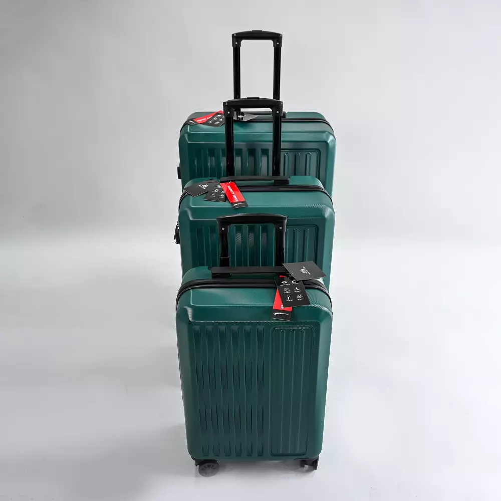 KOFERI ZA PUTOVANJE SET SPACE 3/1 ZELENI