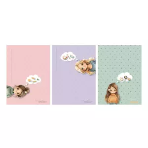 LOVELY LETTERS SVESKA A5/54/LINIJA 80G 