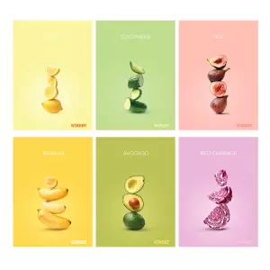 FRESH FRUIT SVESKA A4/54L/linije/MA