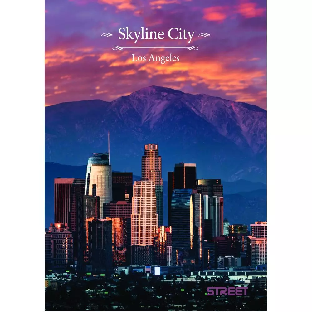 SKYLINE CITY SVESKA A4/54/KOCKA  80G
