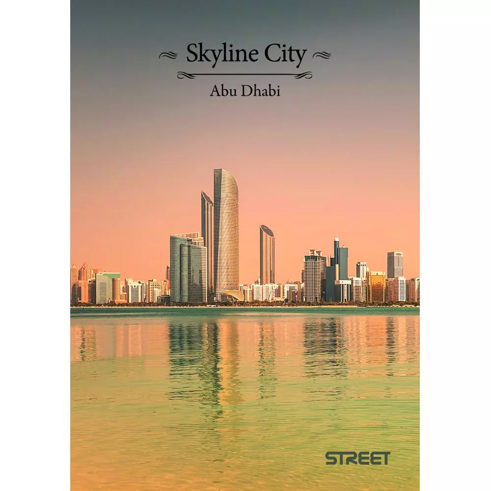 SKYLINE CITY  SVESKA A4/54/PRAZNA  80G