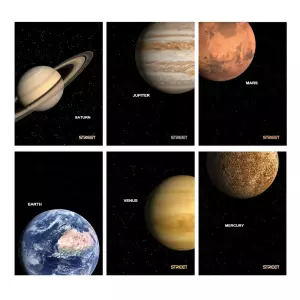 PLANETS   SVESKA A4  PRAZNA