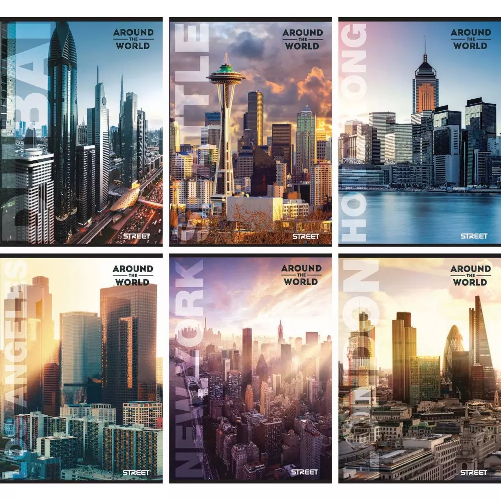 SVESKA A5 LINIJA MARGINA AROUND THE WORL