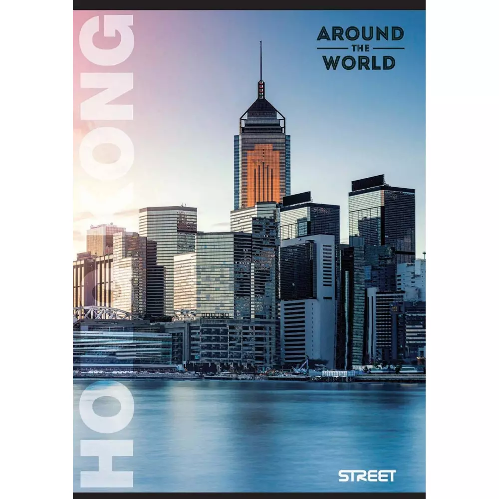 SVESKA A5 LINIJA MARGINA AROUND THE WORL