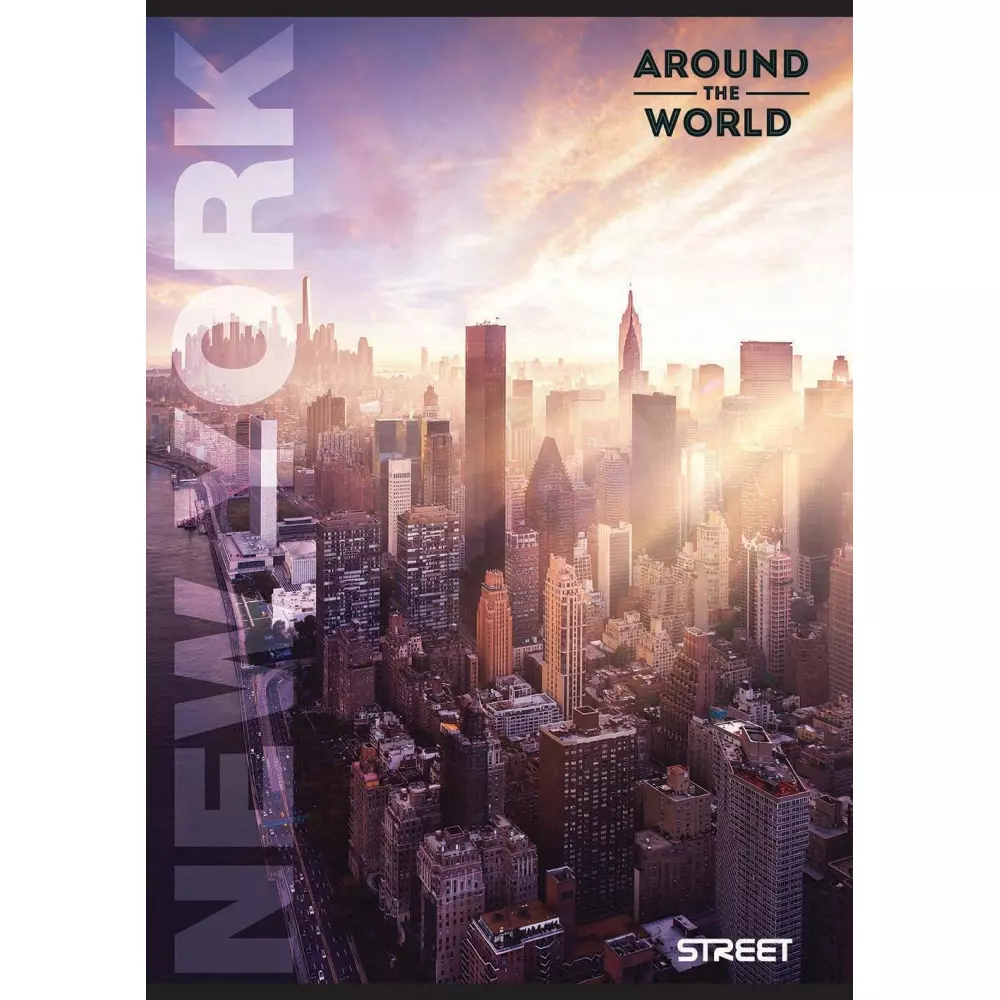 SVESKA A5 LINIJA MARGINA AROUND THE WORL