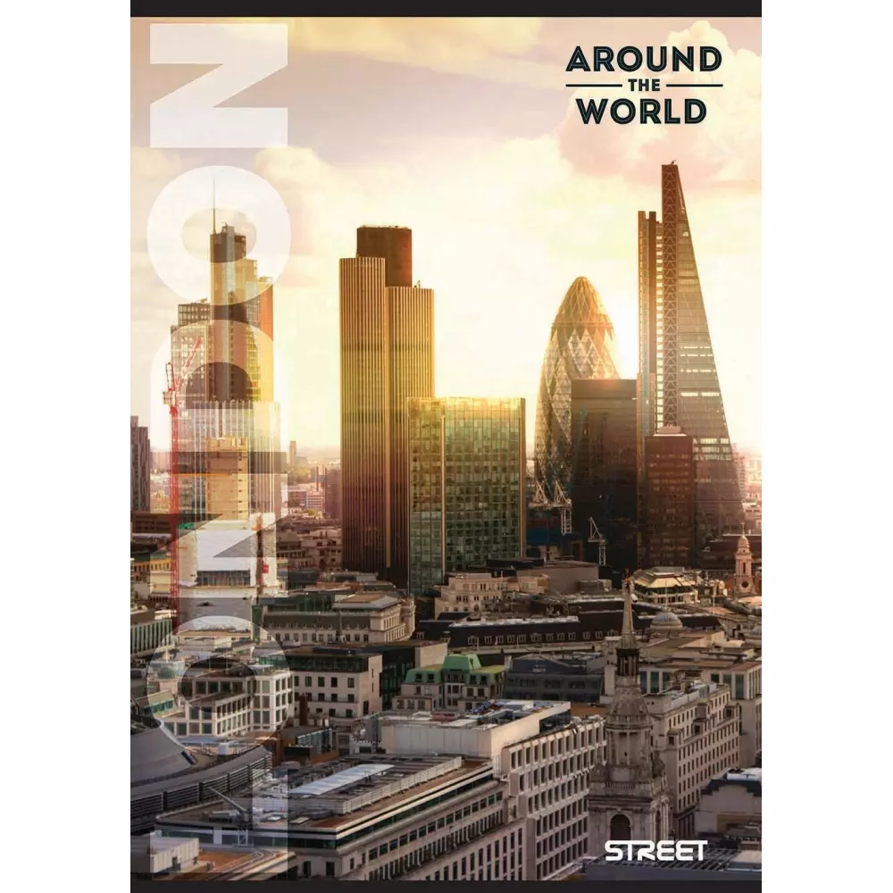 SVESKA A5 LINIJA MARGINA AROUND THE WORL