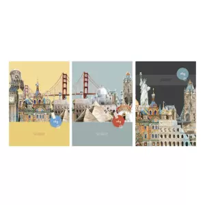 CITY BREAK  SVESKA A4/54/LINIJE  80G