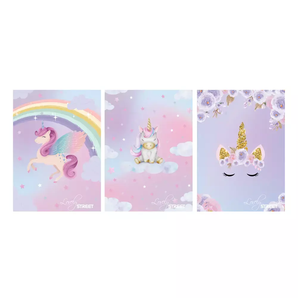 UNICORN  SVESKA A4/54L/LINIJA MARGINA