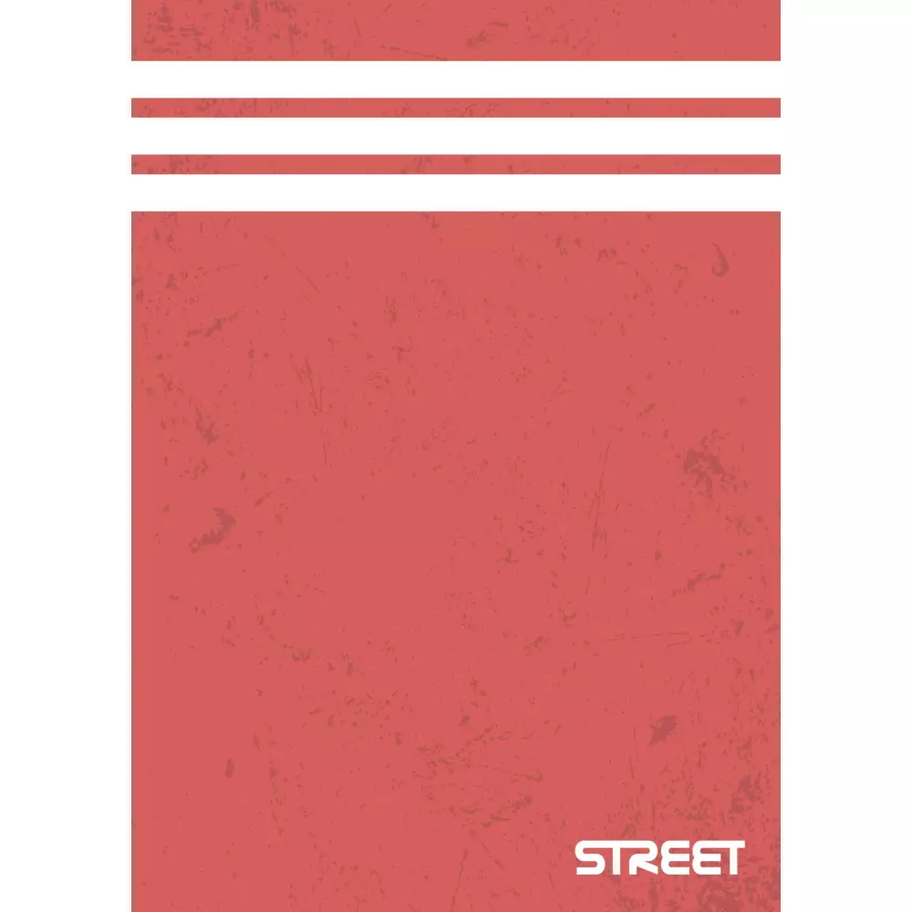 WHITE STRIPES SVESKA A4 KVADRAT