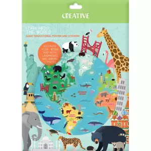 POSTER  NALEPNICE WORLD