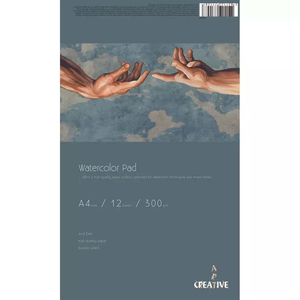 BLOK CREATIVE AKVAREL A4 12L 300G