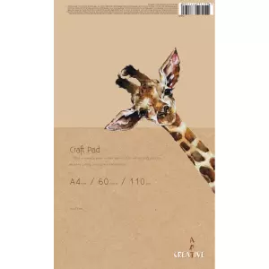 BLOK CREATIVE SKICEN KRAFT A4 60L 110G
