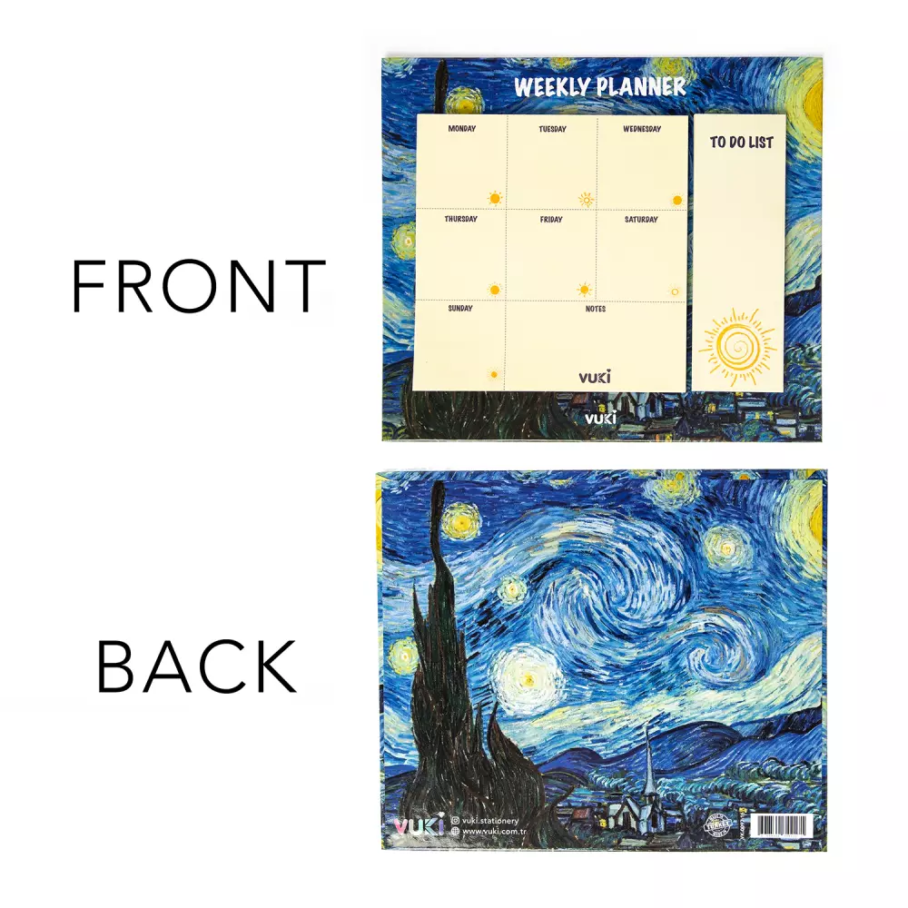 NEDELJNI PLANER VAN GOGH