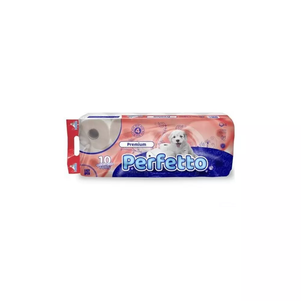 TOALET PAPIR PERFETTO 1/10 PREMIUM