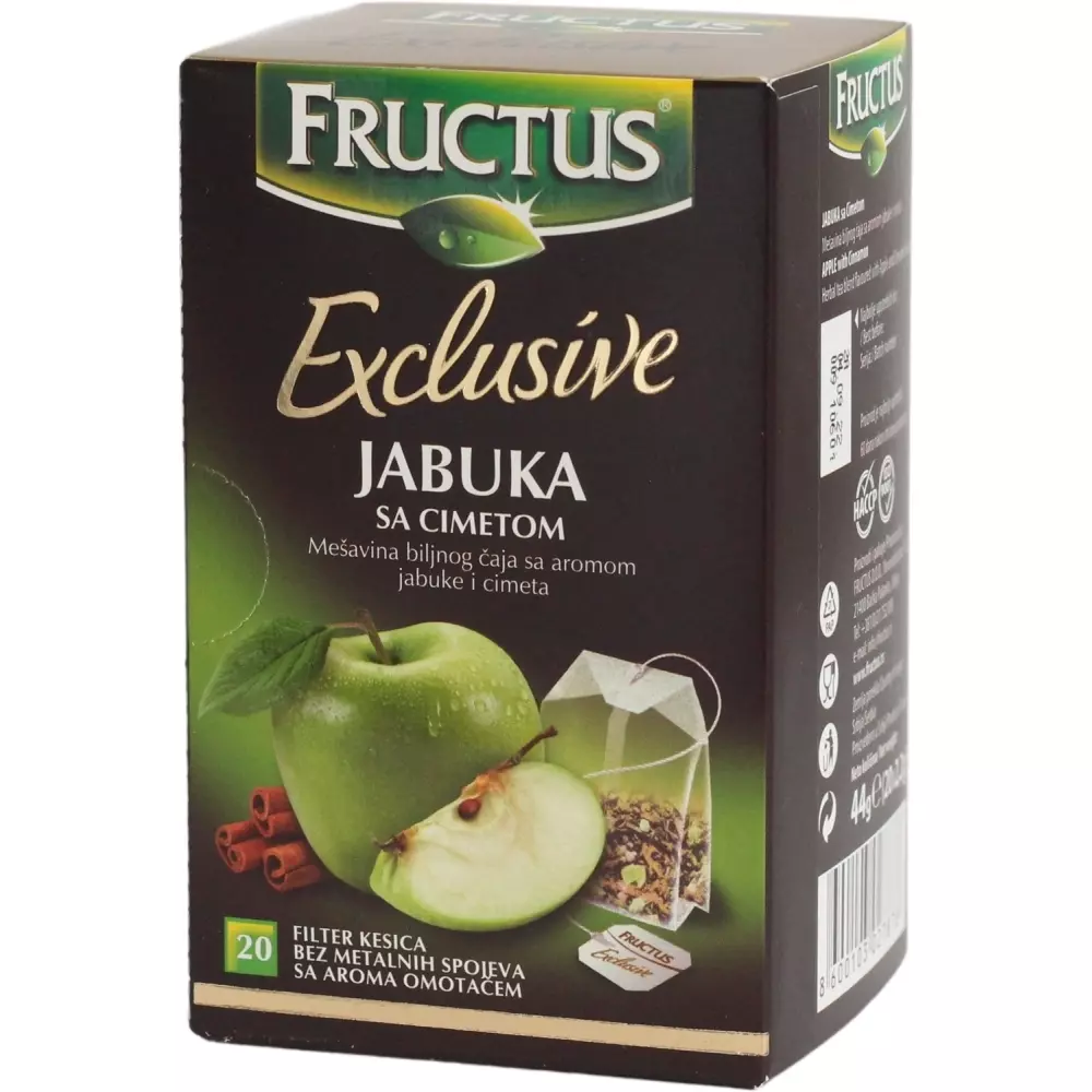 ČAJ FRUCTUS JABUKA CIMET EXCLUSIVE