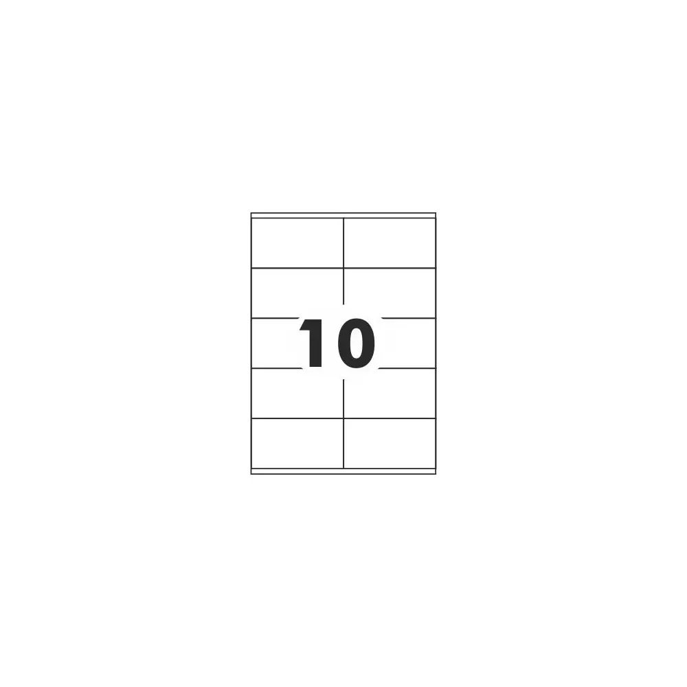 ETIKETE MISTIK A4 105x57 (10 kom)