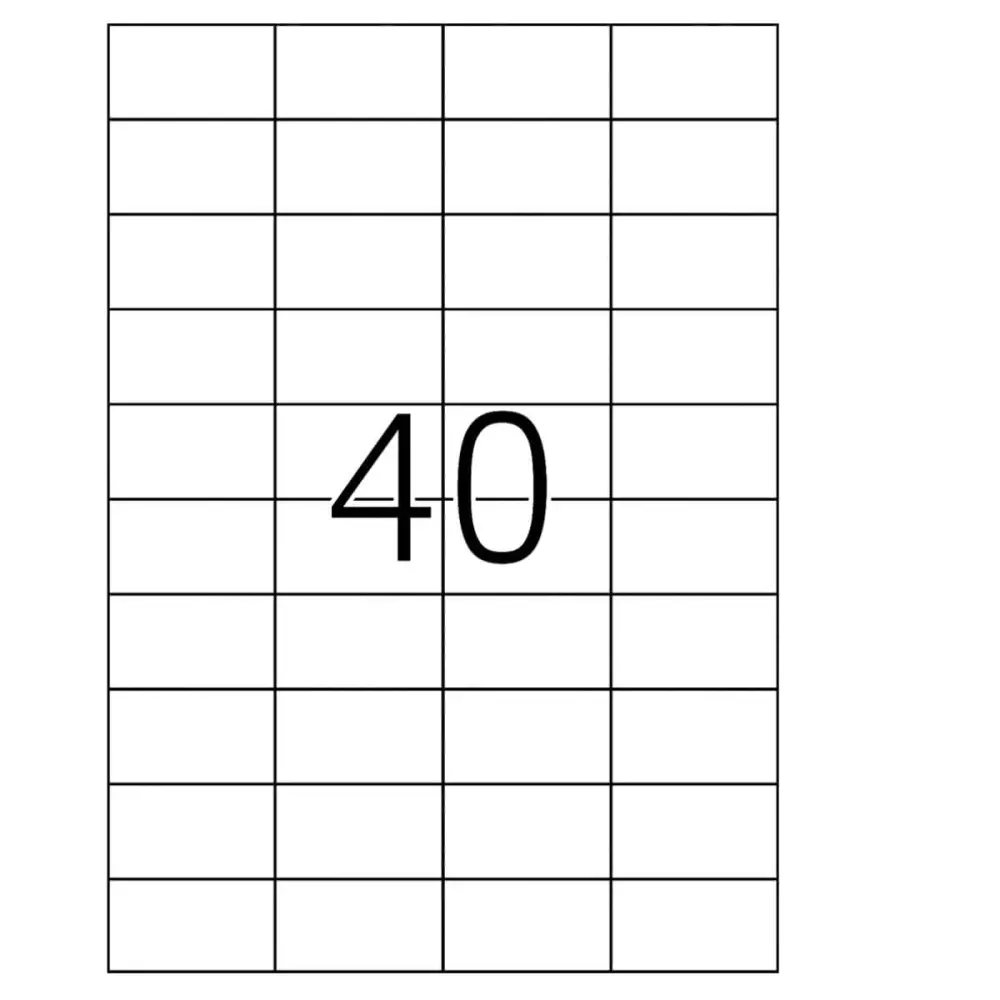 ETIKETE MISTIK A4 52,5X29,7 (40 kom)