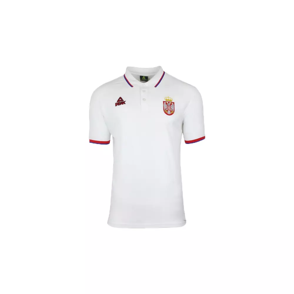 PEAK MAJICA POLO SRBIJA BELA 3XL