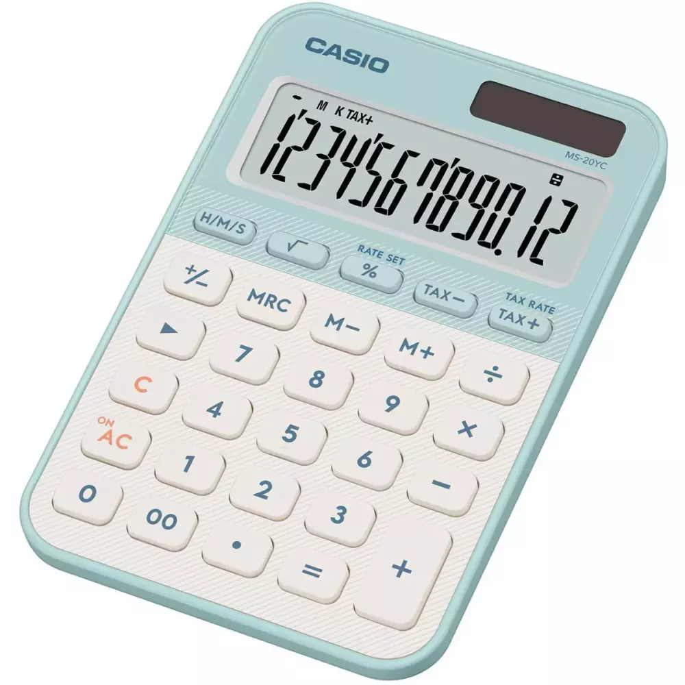 CASIO stoni kalkulator MS 20 SV ZELENI