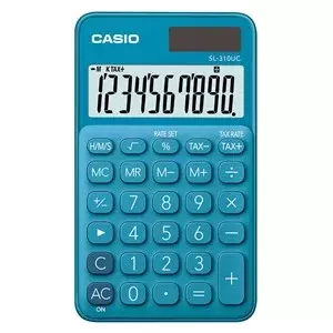 CASIO dzepni kalkulator SL 310 teget