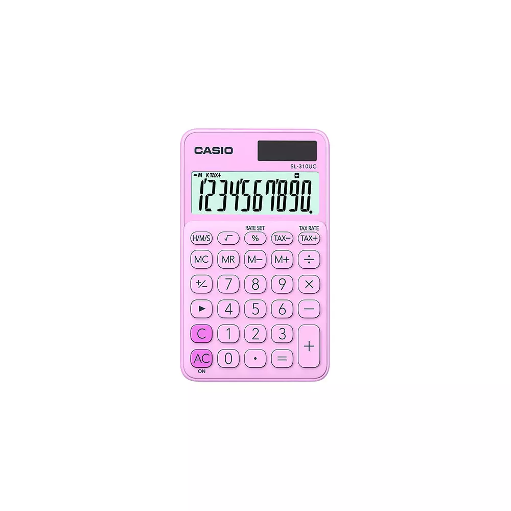 CASIO dzepni kalkulator SL 310 pink