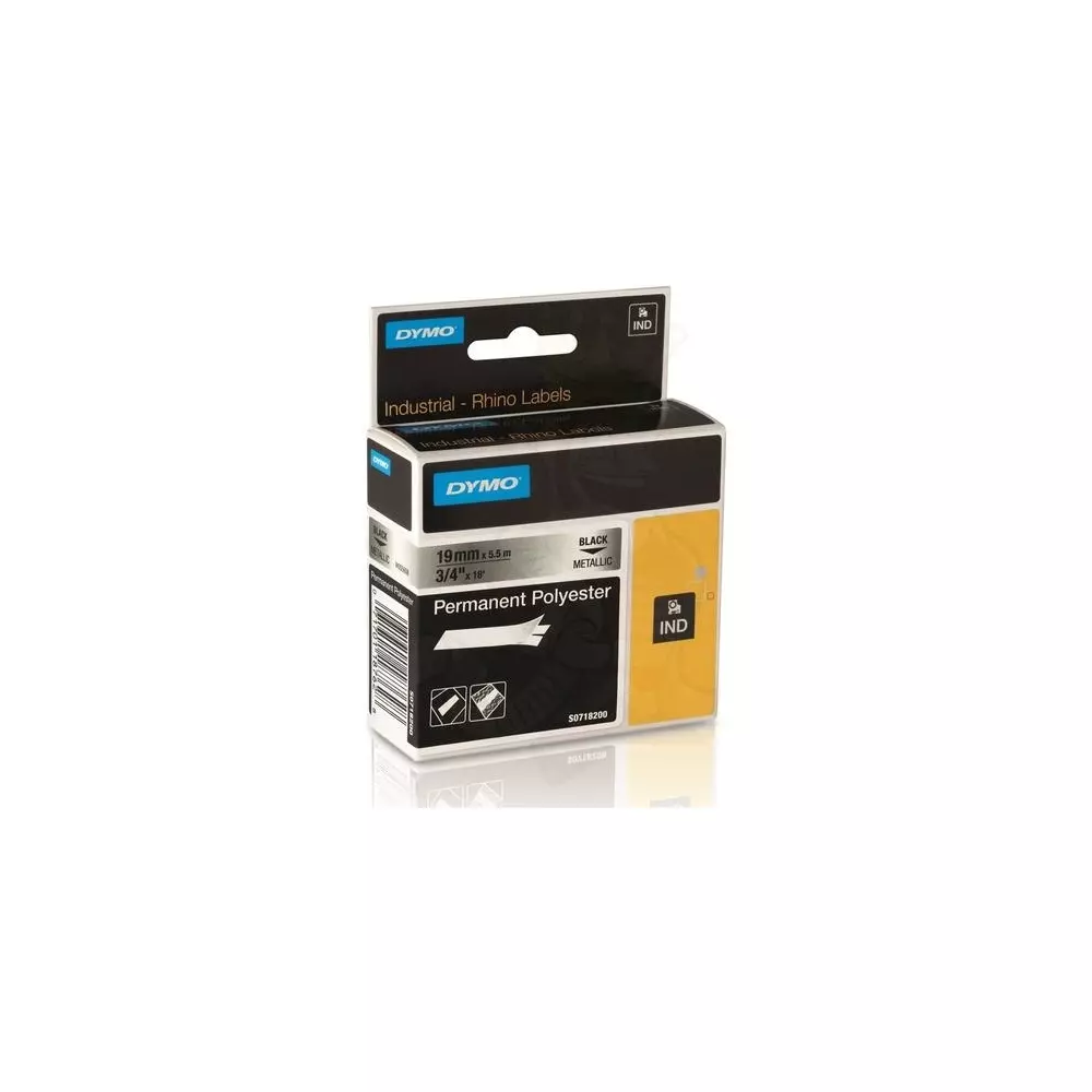 DYMO traka termo IND 9mmx1.5m, crna/zuto