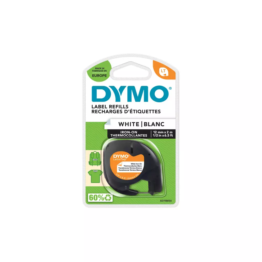 DYMO traka LETRATAG za odecu 12mmx2m