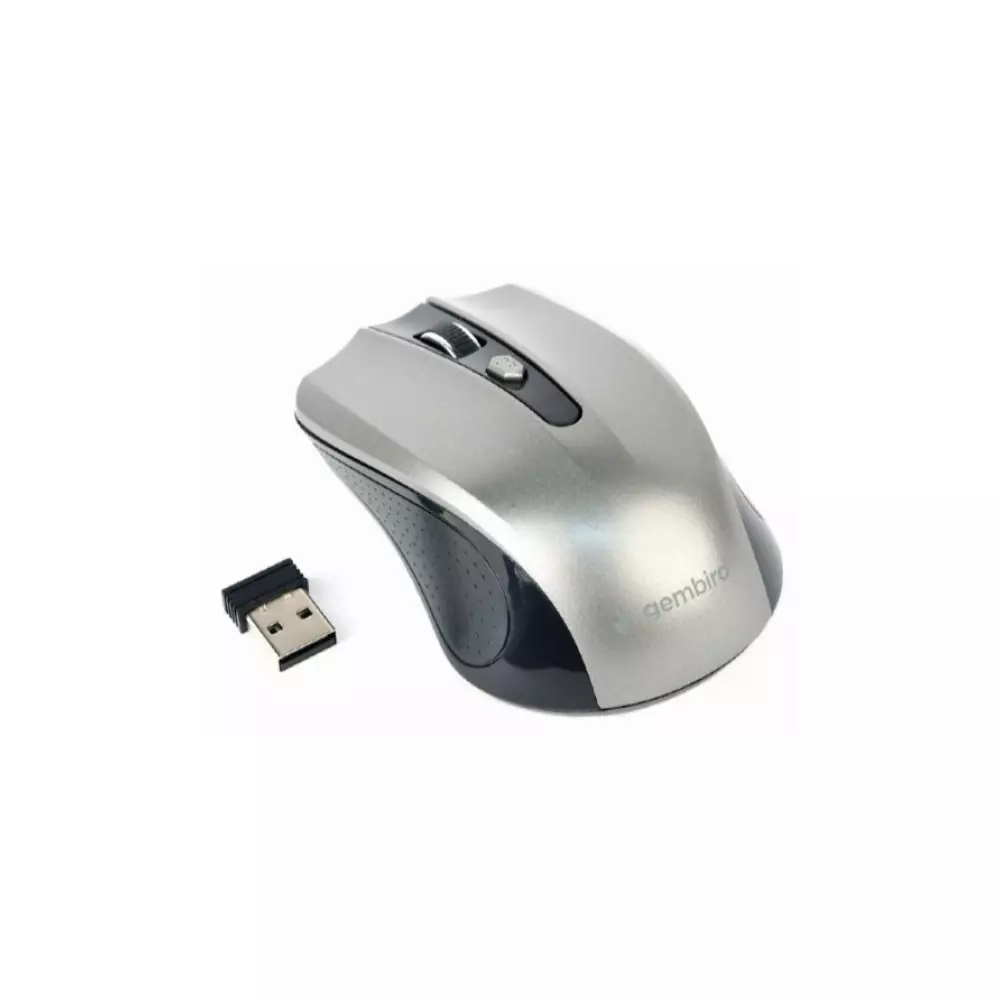 GEMBIRD MIŠ BEŽIČNI MUSW 4B 04 GB,SILVER