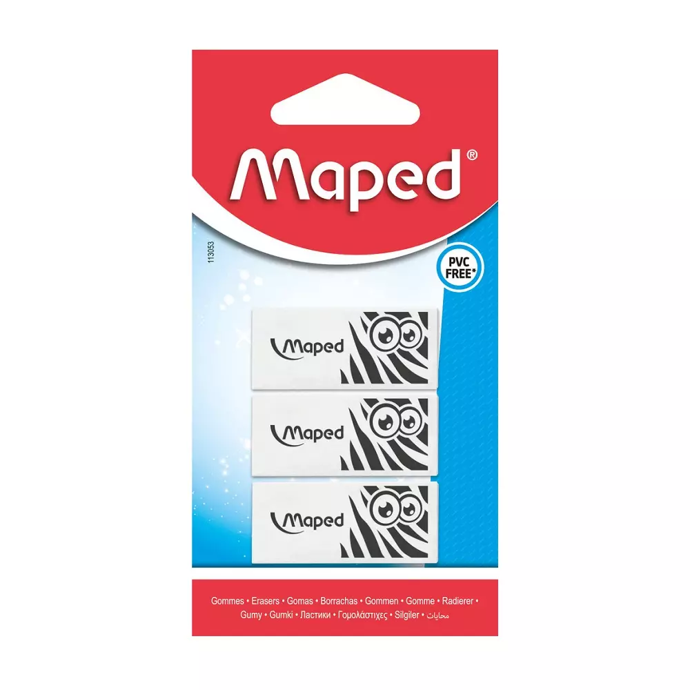 MAPED gumica MINI ZEBRA