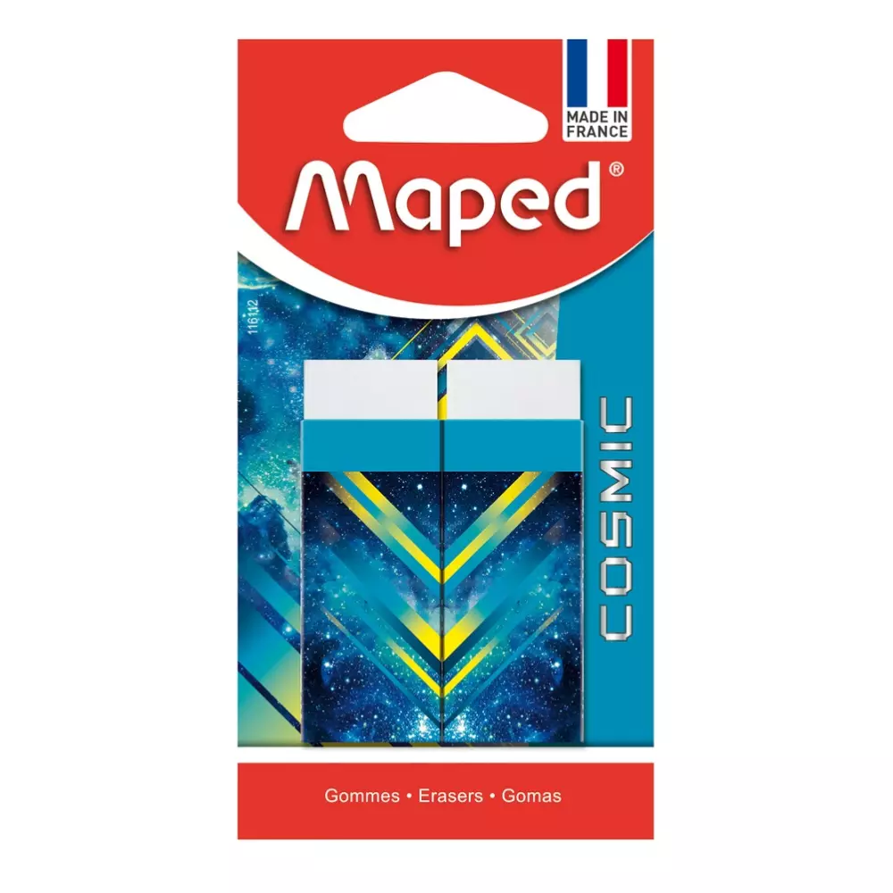 MAPED gumica COSMIC 2/1 blister
