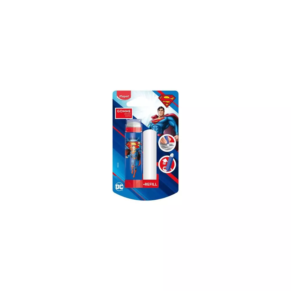MAPED gumica SUPERMAN stik blister