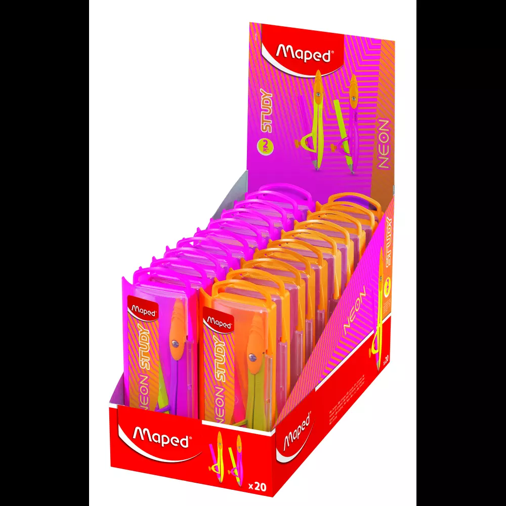 MAPED šestar STUDY NEON SY150 1/20