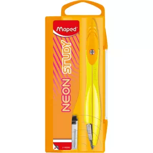 MAPED šestar STUDY NEON sa minom