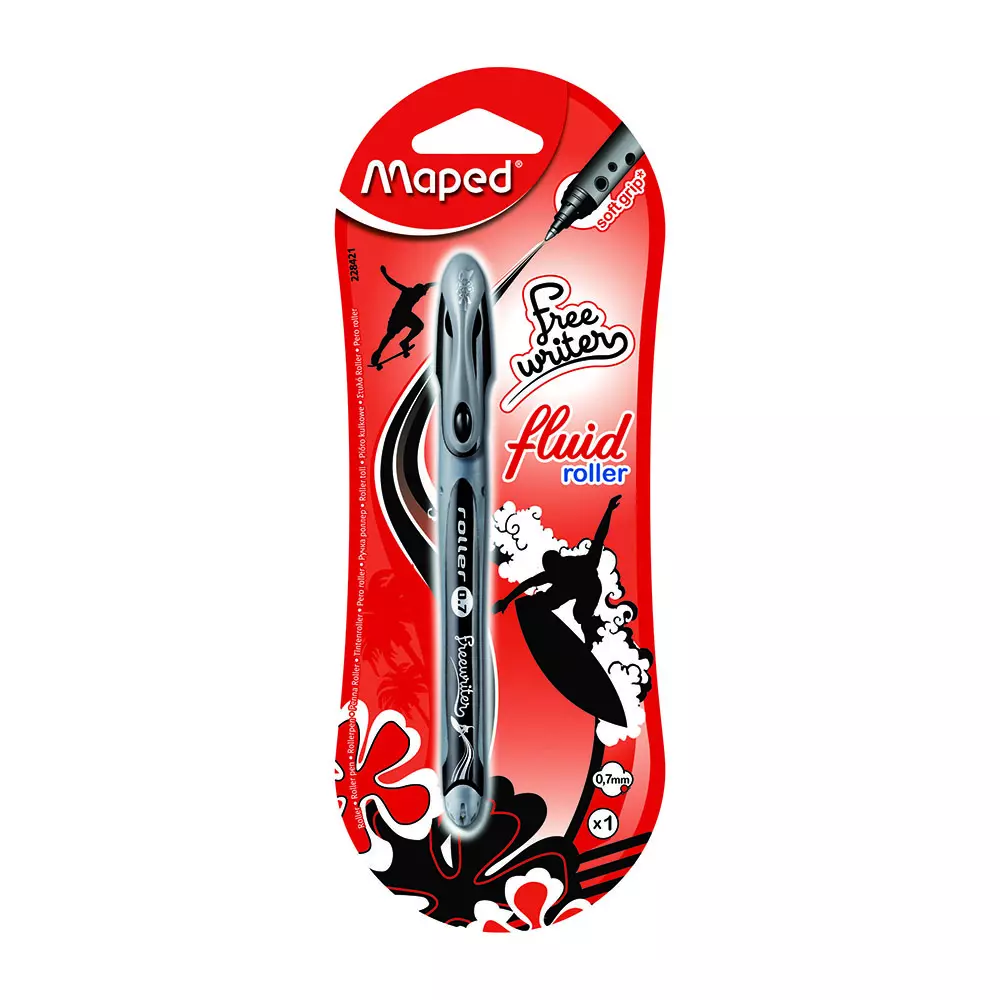 MAPED roler 1/1 crni blister