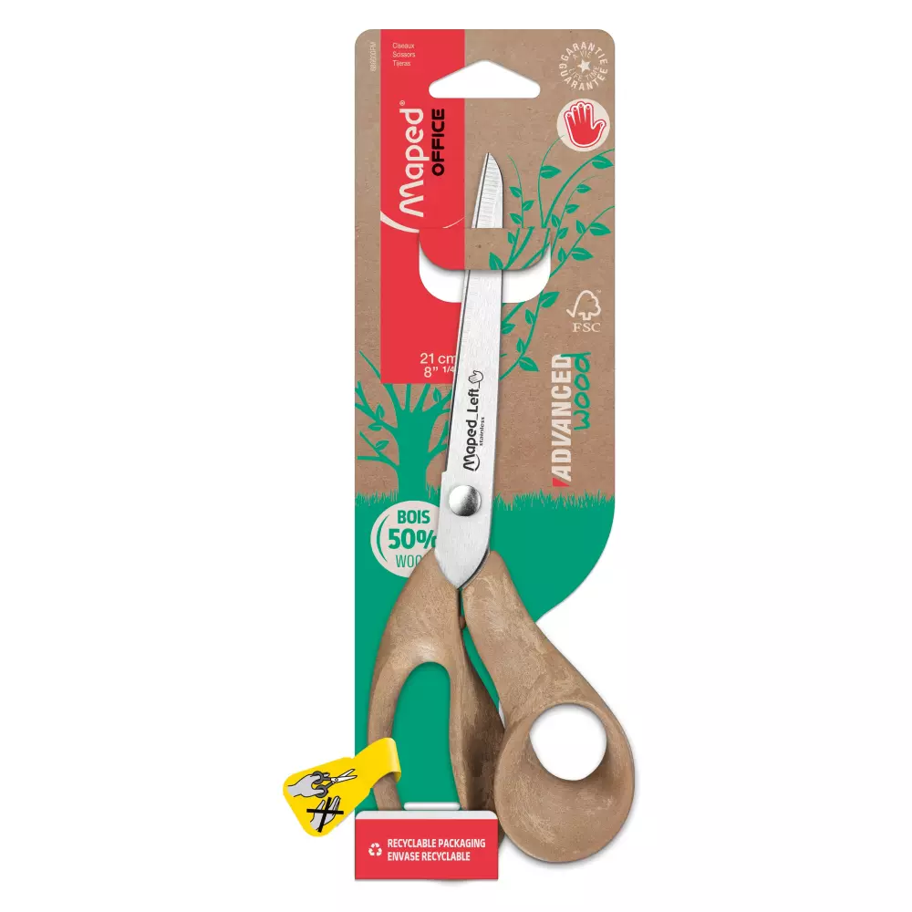 MAPED makaze ADVANCE WOOD 21cm