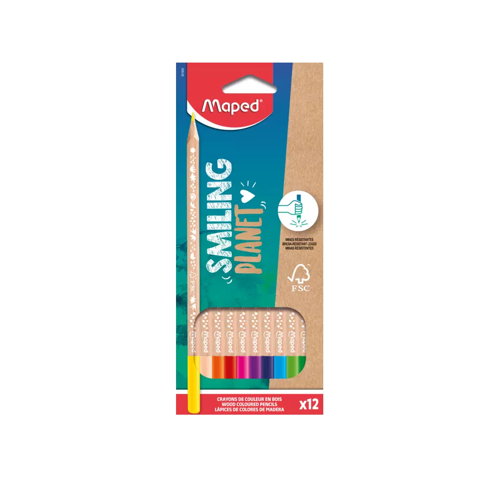 MAPED skolski set  Smiling planet