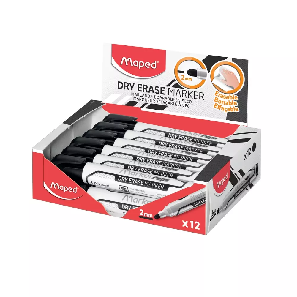 MAPED marker za belu tablu crni