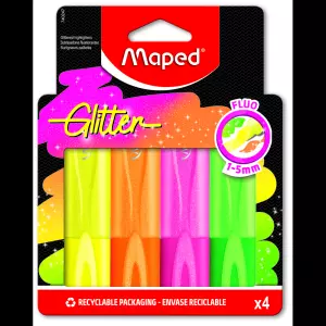 MAPED text marker FLUO GLITER 1/4