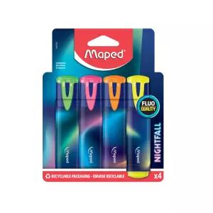 MAPED text marker NIGHTFALL set 1/4