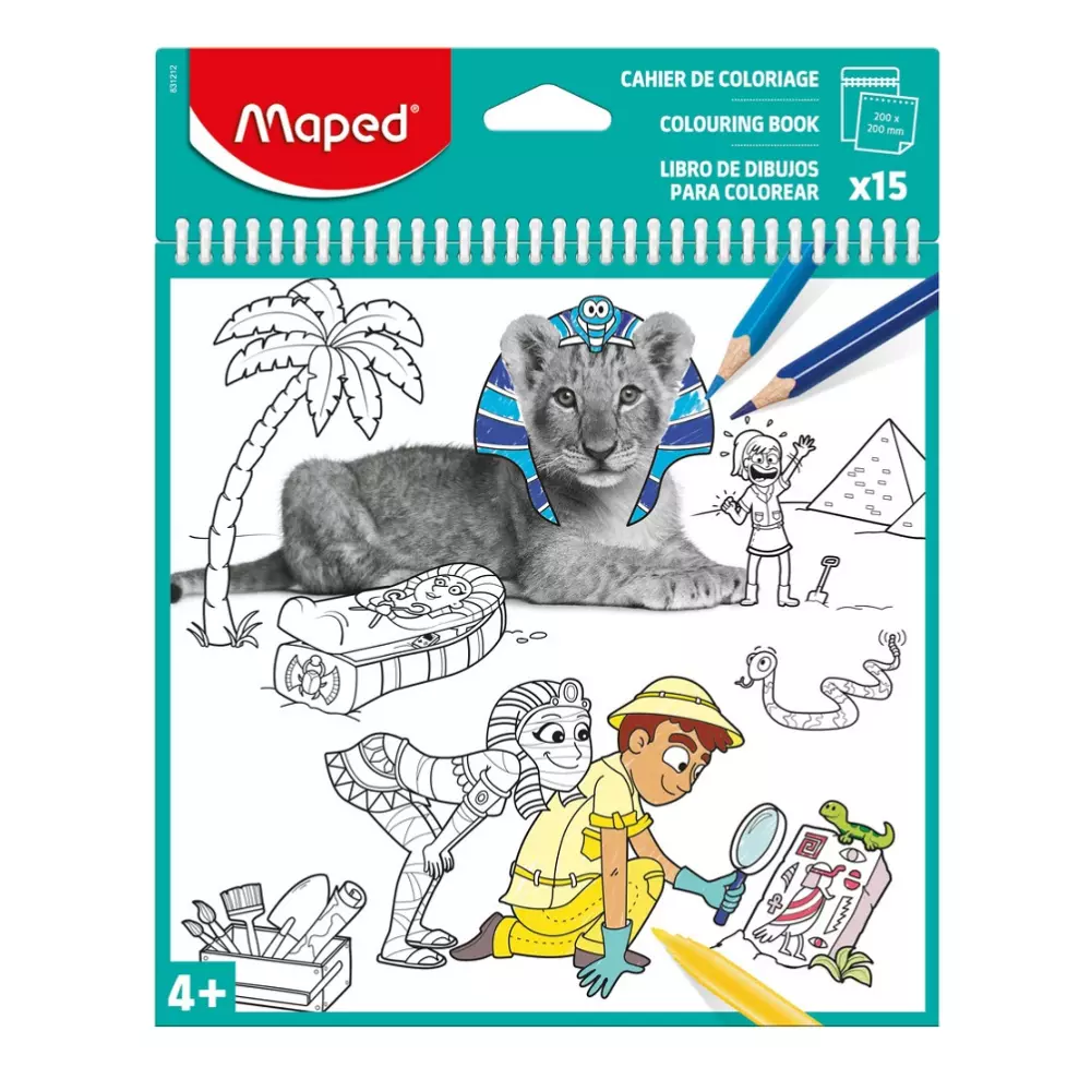 MAPED bojanka sa spiralom 15 lista