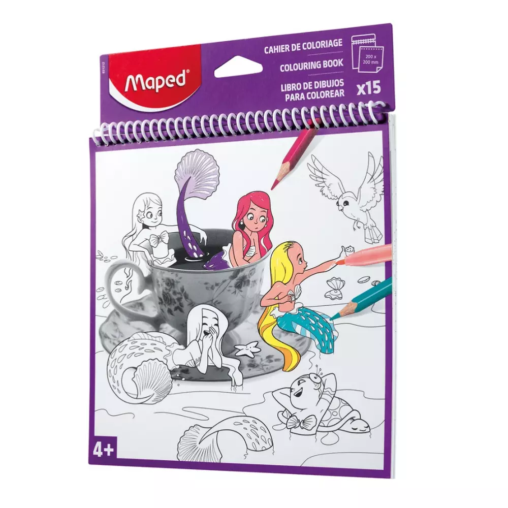MAPED bojanka sa spiralom 15 lista
